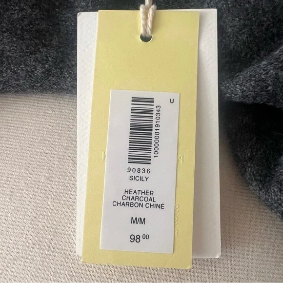 NWT Heather Charcoal Softspoke Wilfred Aritzia Cardigan - Picture 10 of 13